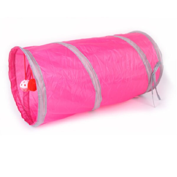 Pet Puzzle Cat Toy Collapsible Cat Tunnel Ringing Paper Cat Passage - Image 9