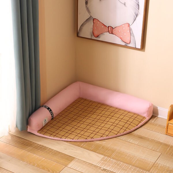 Summer Cooling Mats Cat Bed Dog Bed Dog Sofa Pet Mats Ice Pad Dog Sleeping Mats Cool Cold Bamboo Fiber Cat Bed - Image 3