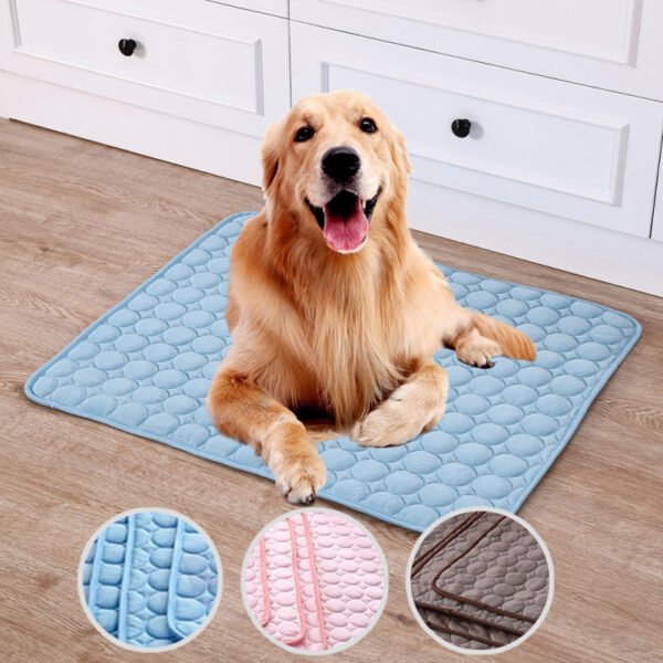Pet Summer Portable Ice Silk Cooling Pad - Image 2