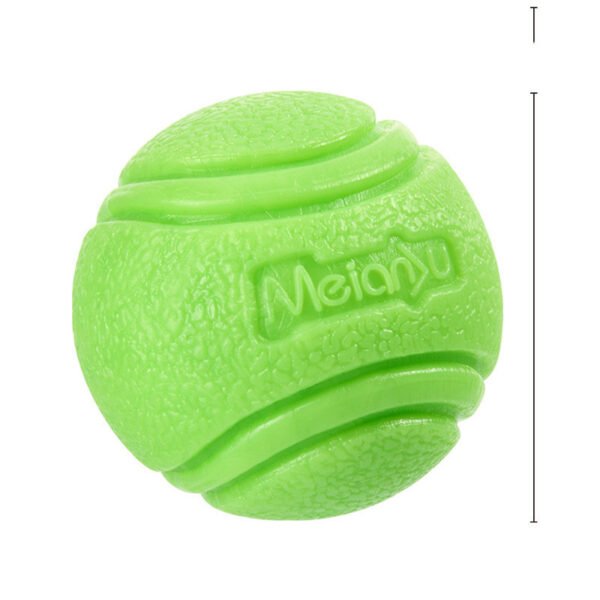 Pet Dog Bouncy Ball, Bite-resistant Solid Ball, Rubber Bite - Image 3