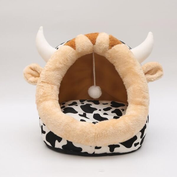 Cat Bed Indoor Soft Cats Houses Warm Cozy Cushion Bag Small Dog Removable Washable Tent Pet House Cat's Basket Pets Mat Supplies - Image 5