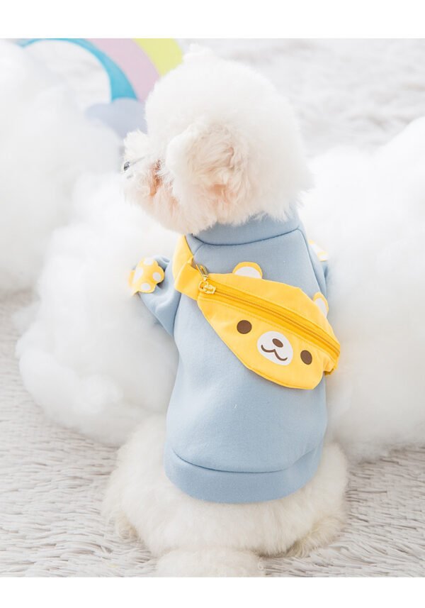 Cartoon backpack pet clothes - Image 4