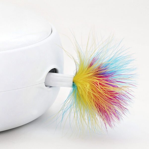 Electric cat toy smart funny cat stick donut automatic turntable - Image 5