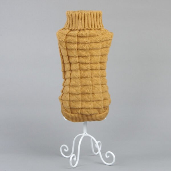 Solid color dog sweater Teddy dog clothes Cat clothes pets Pet cat clothes Pet clothes - Image 5