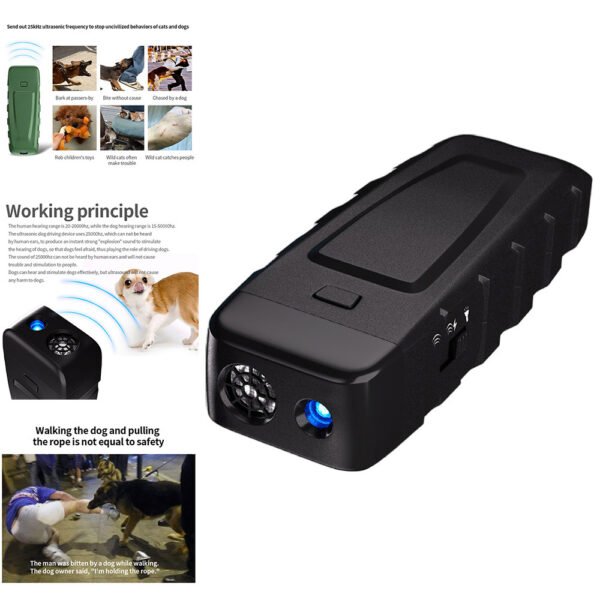 Ultrasonic Dog Training Barking Stopper Handheld Bark Control Device
