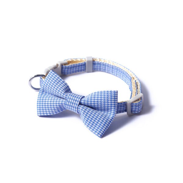 Pet Collar Houndstooth Bow Collar - Image 10