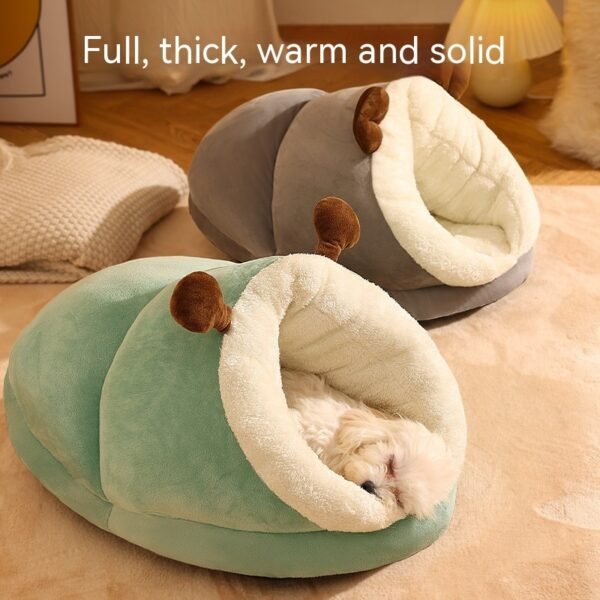 Pet Bed Winter Cat Dog Slippers Small Nest - Image 6