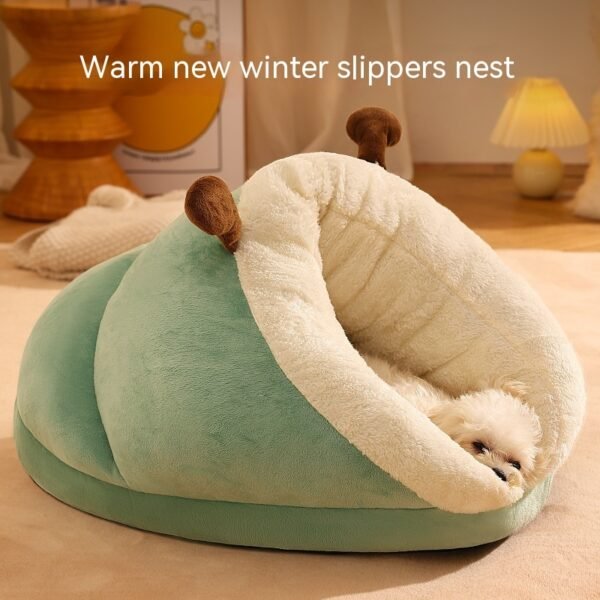 Pet Bed Winter Cat Dog Slippers Small Nest - Image 9