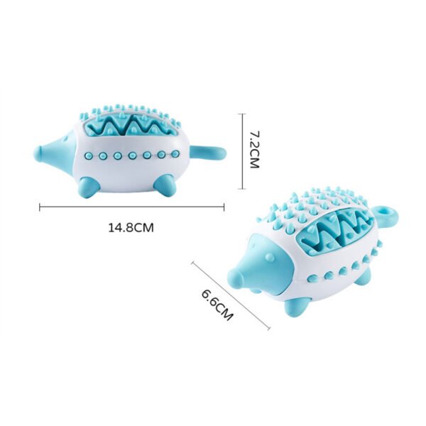 Phedgehog Shape Dog Toy Leaking Food Toys For Small Large Dogs Cat Chewing Toys Pet Tooth Cleaning Indestructible Puppy Toys Ball Molar Tooth Cleaning Stick - Image 3