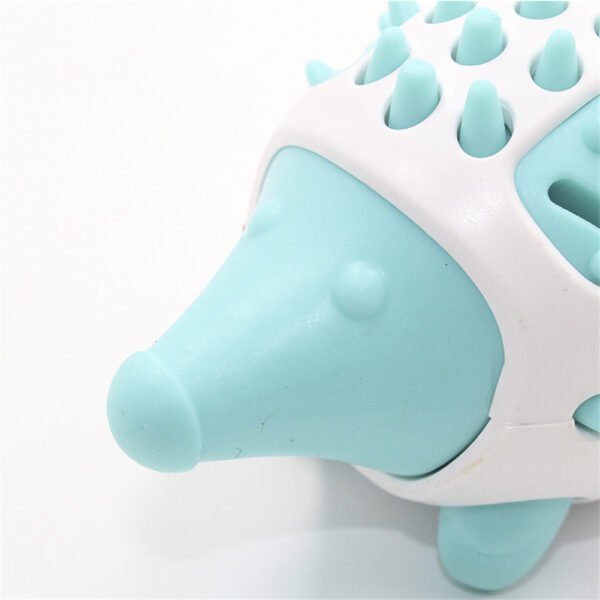Phedgehog Shape Dog Toy Leaking Food Toys For Small Large Dogs Cat Chewing Toys Pet Tooth Cleaning Indestructible Puppy Toys Ball Molar Tooth Cleaning Stick - Image 4