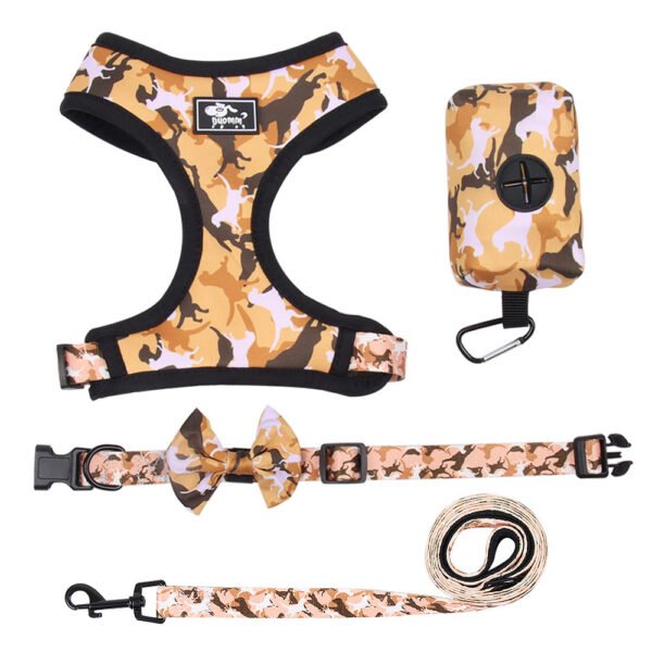 Printed Chest Harness Set Dog Rope Pet Supplies - Image 3