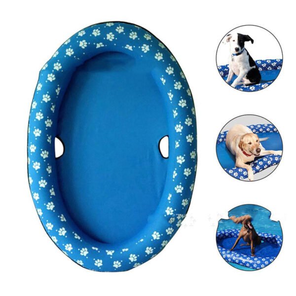Dog Swimming Pool Inflatable Hammock Pets Pool Floating Bed Spring Summer Swimming Ring - Image 2