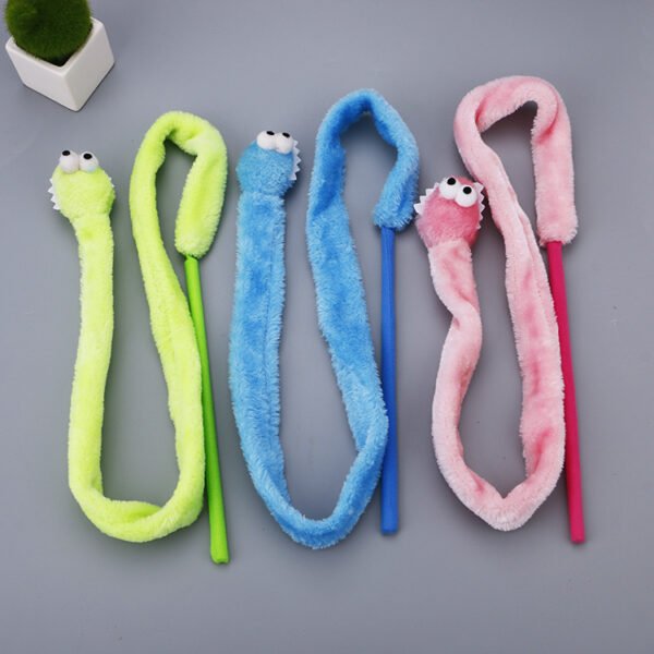 Pet cat toy cartoon snake funny cat rod cat interactive toy funny cat rod - Image 2