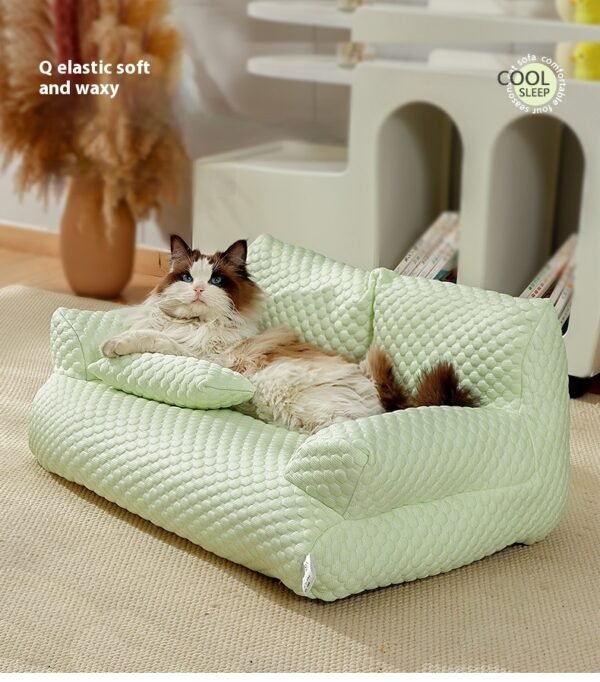 Pet Sofa Four Seasons Universal Removable And Washable Kennel Waterproof Breathable Ice Silk - Image 10