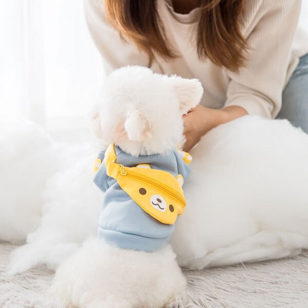 Cartoon backpack pet clothes - Image 3