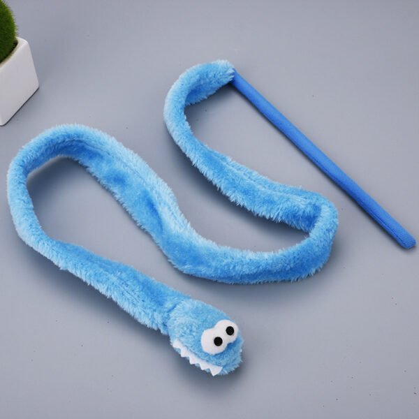 Pet cat toy cartoon snake funny cat rod cat interactive toy funny cat rod - Image 3