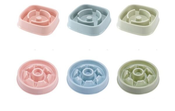 Plastic Pet Dogs And Cats Choke Prevention Slow Food Bowl - Image 6