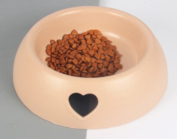 Cat Dog pet bowl with a heart - Image 5