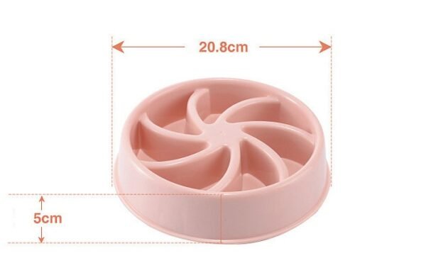 Plastic Pet Dogs And Cats Choke Prevention Slow Food Bowl - Image 10