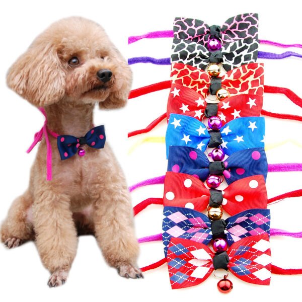 Pet accessories pet bow - Image 2