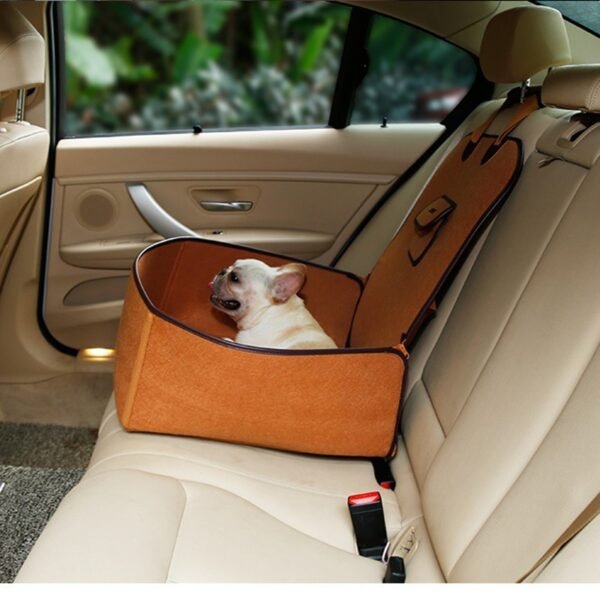 Retro Dual-purpose Pet Car Mat Front Seat Cushion - Image 3