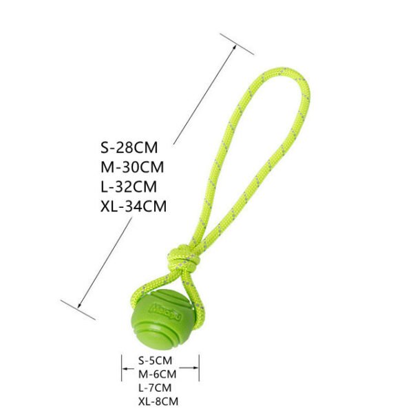 Pet Dog Bouncy Ball, Bite-resistant Solid Ball, Rubber Bite - Image 9