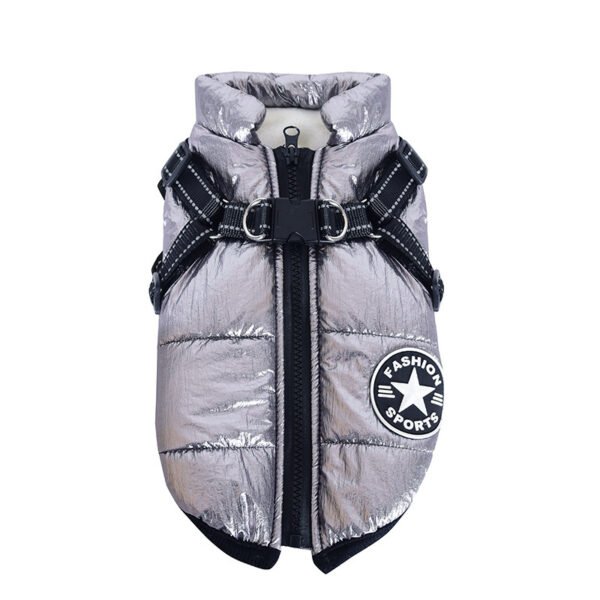 Dog Clothes Chest Back Integrated Cotton Vest Pet Cotton Clothes Winter Clothes - Image 8
