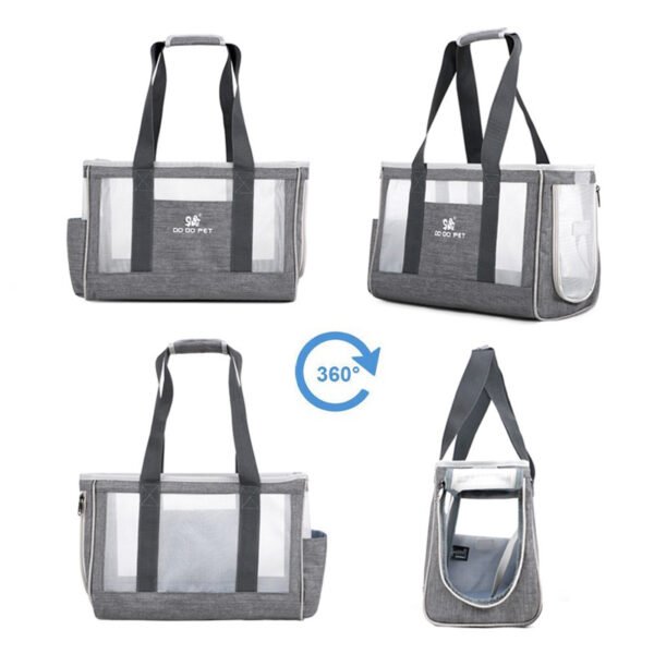 Portable Pet Cat Bag Breathable Dog Carrier Backpack Large Capacity Travel Pet Handbag - Image 4