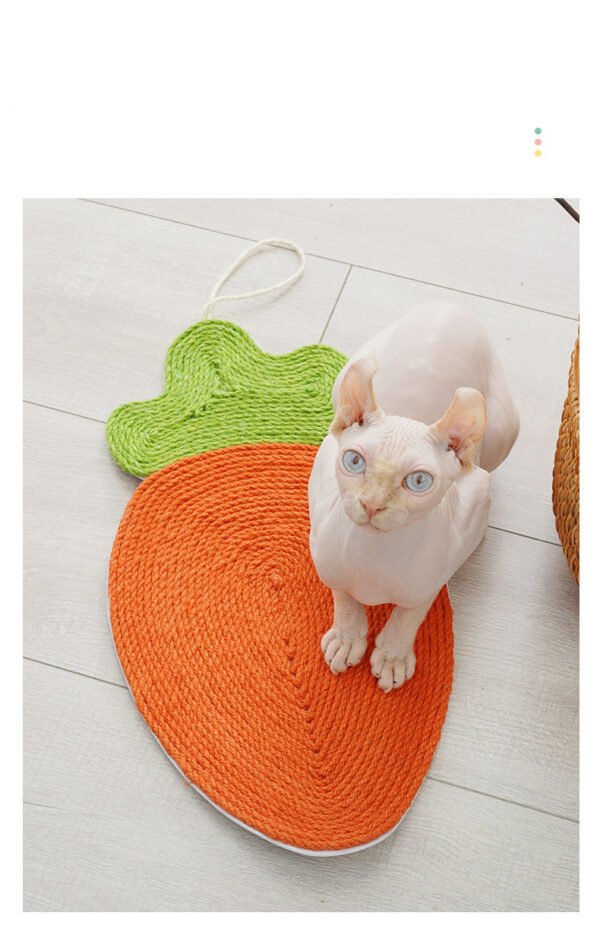 Cat Supplies Watermelon Cat Linen Mat Cat Daily Necessities Sisal Cat Claw Board - Image 2