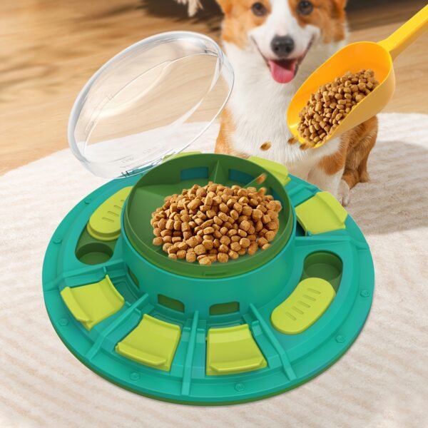 Interactive Dog Puzzle Toy For IQ Improvement And Slow Feeding Suitable For All Sizes Pets Nutritious Diet-Friendly Non-Electric Plastic Pets Game Pet Products - Image 2