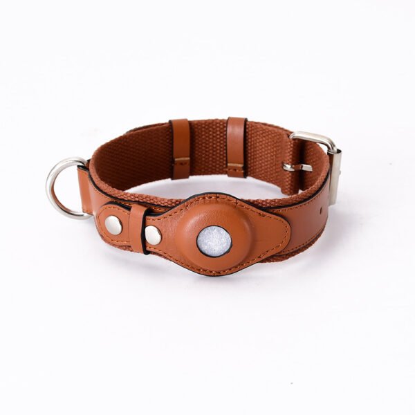 Airtag Pet Collar Tracker Protective Cover Leather Collar - Image 4