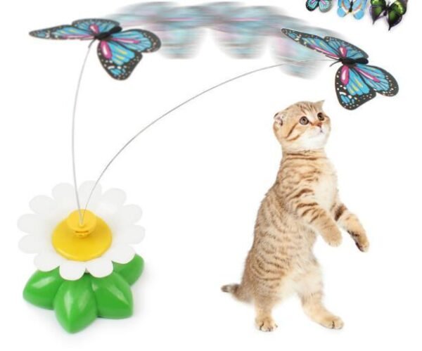 Electric Automatic Rotating Flower Pet Products - Image 2