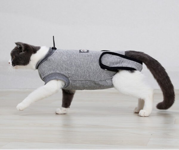 Pet Cat Recovery After Surgery Clothing Pet Wound Anti-mite Sterilization Suit - Image 2