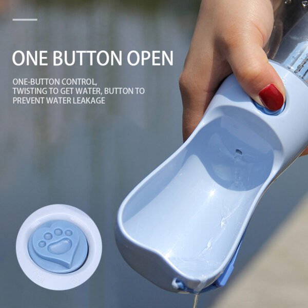 Pet Dog Cat Water Bottle Portable Feeder - Image 6