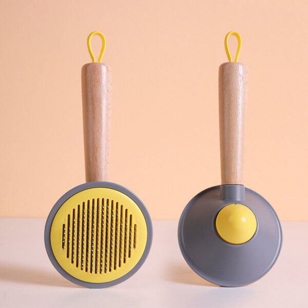 OneKey Pet Hair Remover Comb Pet Comb Grooming Brush Pet Hair Cleaner Brush Cat Shedding Brush Self Cleaning Slicker For Long & Short Hair Cats And Dogs - Image 9