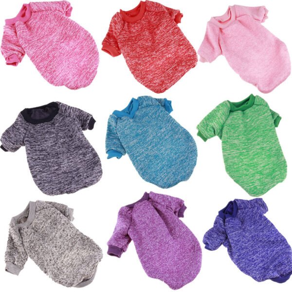 Colorful pet clothes pet two-legged sweater - Image 2