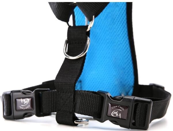 Dog supplies Breathable mesh chest straps Pet car safety chest back - Image 3