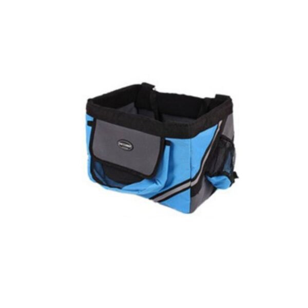 Pet Bicycle Carrier Cat Dog Bicycle Bag Bike Removable Basket Handlebar Front Basket Small Cat Dog Carrier - Image 7