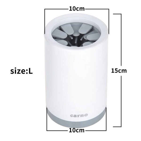 Portable Pet Paw Cleaner Cup Soft Silicone Comb - Image 5