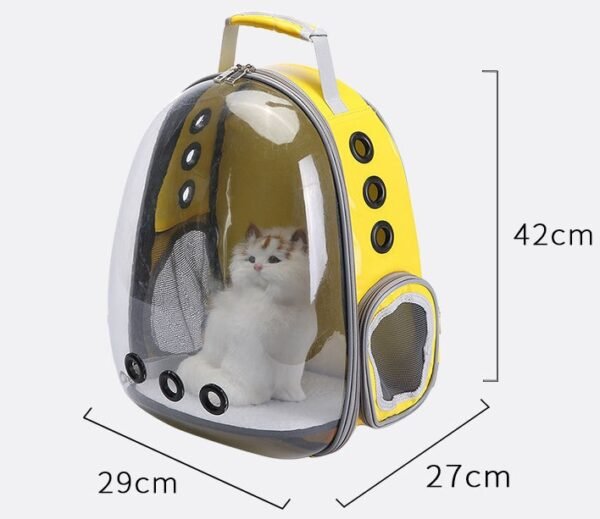 Portable Pet Puppy Backpack Carrier Bubble Capsule Design 360 Degree Sightseeing Rabbit Rucksack - Image 4