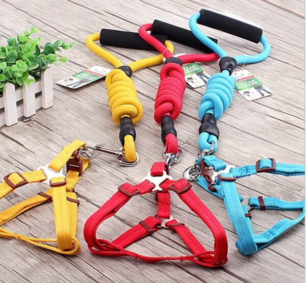 dog chain, dog collar, pet harness rope