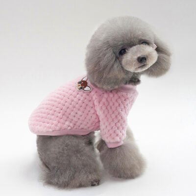 coral fleece clothes for pets