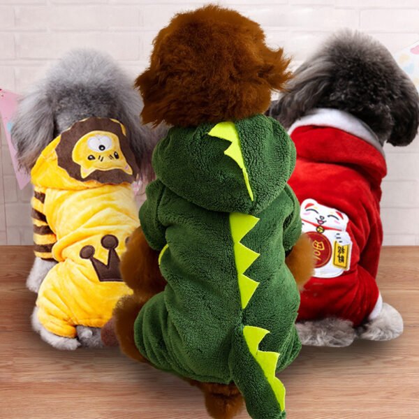 Autumn And Winter Transformed Into Dog Pet Costumes - Image 2