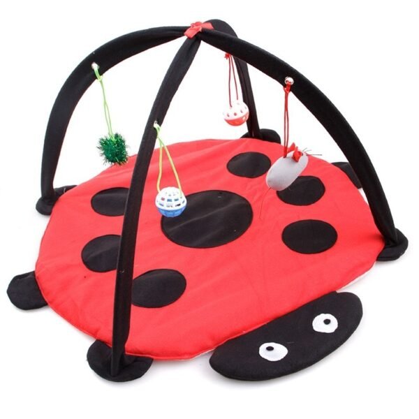 Cartoon Cat Play Tent Multifunctional Cat Hammocks Kitten Sleep Bed Foldable Cat Mat with Balls Cat Play House Toy - Image 10