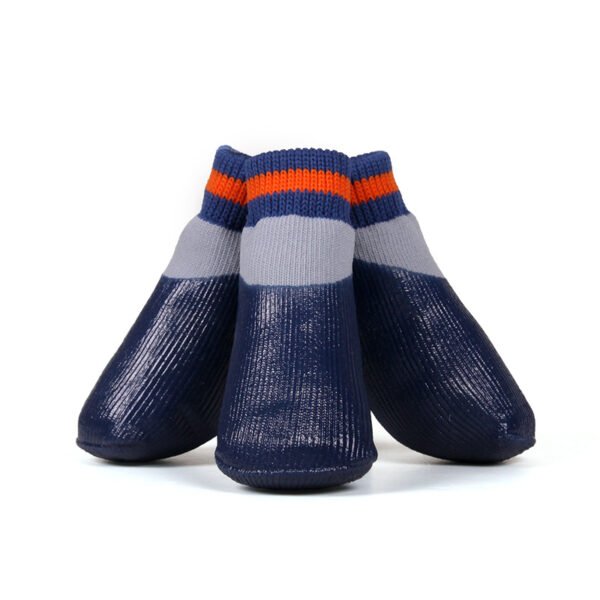 DogSocks Booties Shoes Big Dogs Waterproof Nonslip Rubber Sole, Pet Paw Protector, Elastic Top , for Outdoor Sports - Image 7