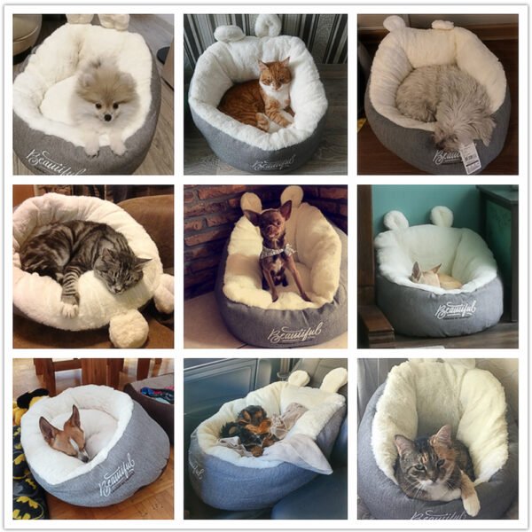 Pet Cat Dog Bed Warming Soft Sleeping Bag Cushion Puppy Kennel - Image 4