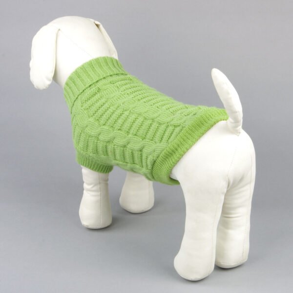 Solid color dog sweater Teddy dog clothes Cat clothes pets Pet cat clothes Pet clothes - Image 6