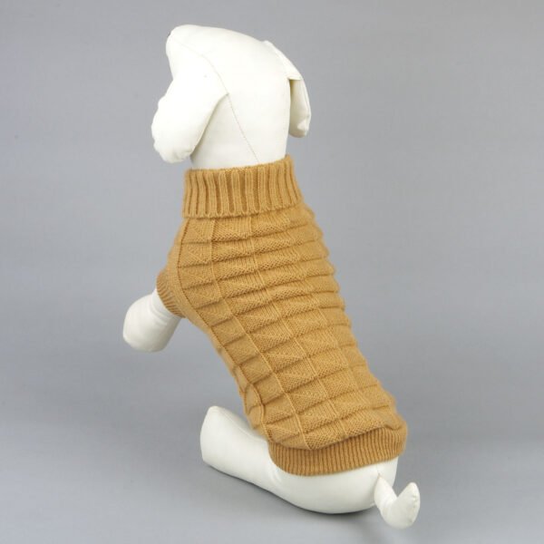 Solid color dog sweater Teddy dog clothes Cat clothes pets Pet cat clothes Pet clothes - Image 9