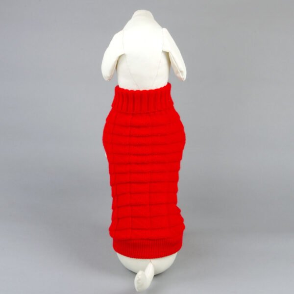 Solid color dog sweater Teddy dog clothes Cat clothes pets Pet cat clothes Pet clothes - Image 8