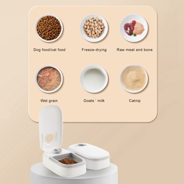 Automatic Pet Feeder Smart Food Dispenser For Cats Dogs Timer Stainless Steel Bowl Auto Dog Cat Pet Feeding Pets Supplies - Image 2